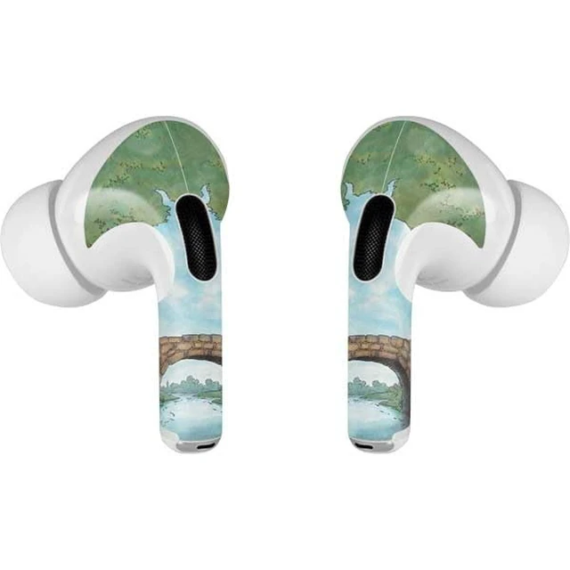 Alt view image 3 of 4 - Decal Audio Skin Compatible with Apple AirPods Pro - Officially Licensed Disney Winnie The Pooh All Characters Design