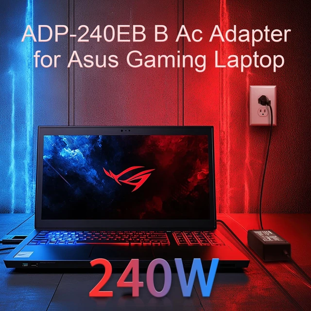 Alt view image 5 of 7 - 240W Laptop Charger for Asus ADP-240EB B, for Asus Gaming Laptop Compatible with Asus Rog Zephyrus M16 G16 G15 G14 S15 S17, Compatible with TUF Dash A15 F15 A16 F16 A17 F17, Gaming Laptop