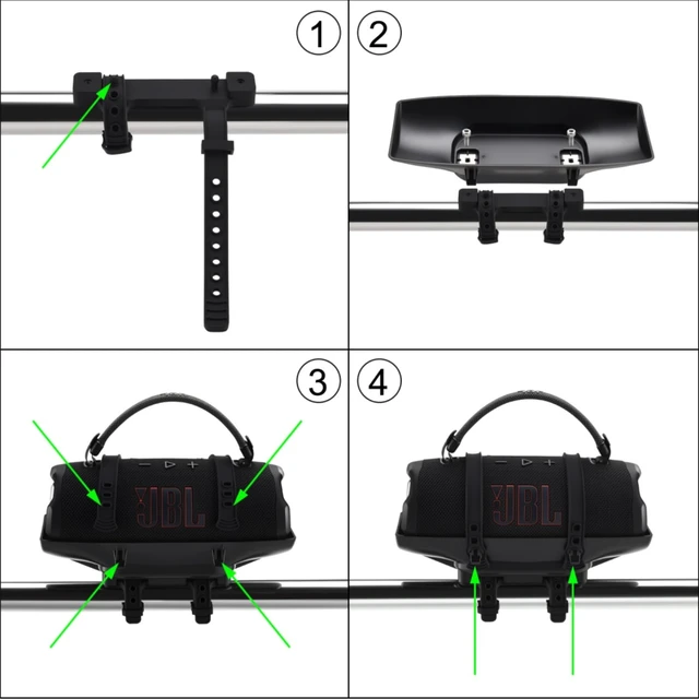 Alt view image 5 of 7 - Bike Motocycle Speaker Mount Bracket Holder for JBL Charge 6/5/4/3/Charge Essential 2/Charge Essential