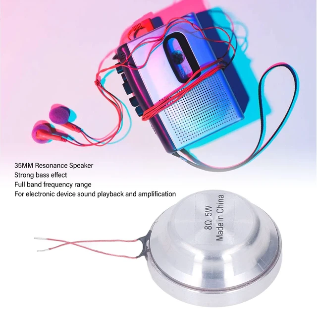 Alt view image 3 of 7 - Vibration Speaker Round Resonance Speaker 35MM Single Direction Internal Magnetic Type All Frequency Vibration Louderspeaker for Electronic Equipment 85dB (8 5W)