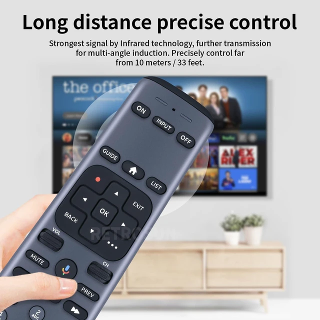Alt view image 4 of 7 - Replacement Remote Control for AT&T TV Now DirecTV Receiver/Stream RC82V 2nd Generation Voice Remote Control Compatible with C71KW-200 C71KW-400 Osprey Receiver Requires Compatible Receiver