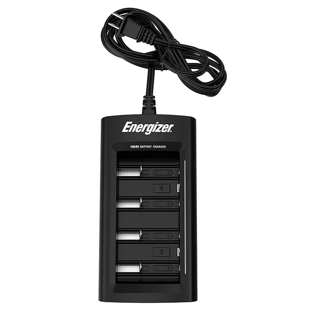 Alt view image 2 of 7 - Recharge Universal Charger for NiMH Rechargeable AA, AAA, C, D, and 9V Batteries, 1 Count (Pack of 3)