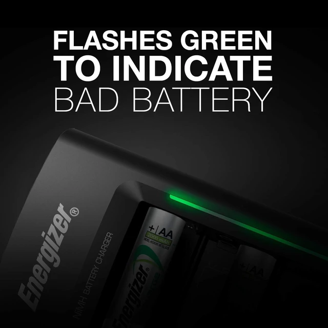 Alt view image 7 of 7 - Recharge Universal Charger for NiMH Rechargeable AA, AAA, C, D, and 9V Batteries, 1 Count (Pack of 3)