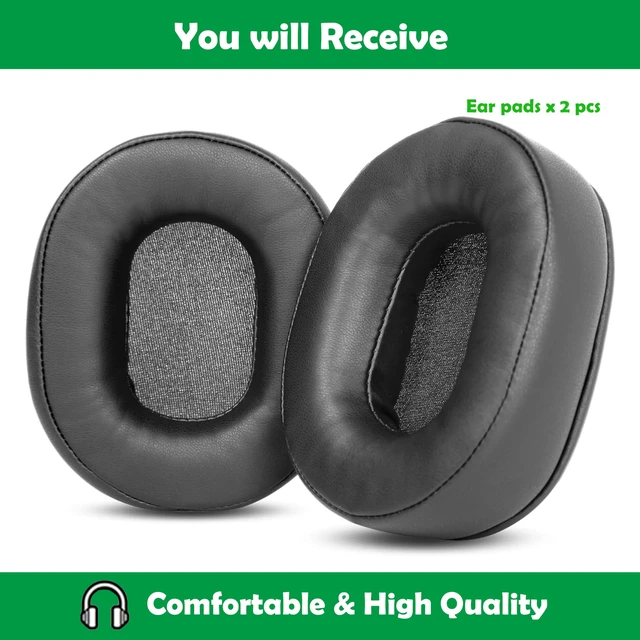 Alt view image 4 of 6 - Premium Replacement Earpads Cushions Compatible with Pioneer SE-MS5T MS7BT MS9BN Headset Ear Pads with Softer Protein Leather and Memory Foam
