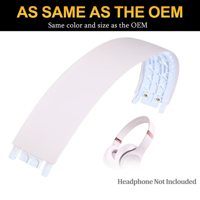 Alt view image 3 of 7 - Solo 4 Headband Replacement Parts Repair Kit for Beats Solo 4 On-Ear Headphones, Solo4 Accessories Replacement Headband - Composite Materials, Durable & Bending Resistant - Cloud Pink