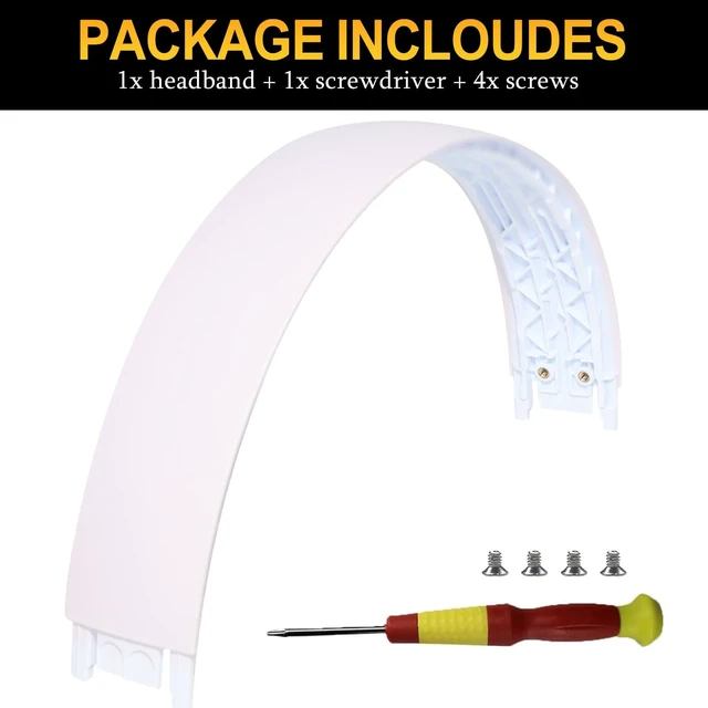 Alt view image 7 of 7 - Solo 4 Headband Replacement Parts Repair Kit for Beats Solo 4 On-Ear Headphones, Solo4 Accessories Replacement Headband - Composite Materials, Durable & Bending Resistant - Cloud Pink