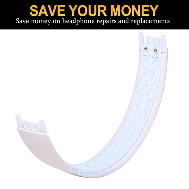 Alt view image 5 of 7 - Solo 4 Headband Replacement Parts Repair Kit for Beats Solo 4 On-Ear Headphones, Solo4 Accessories Replacement Headband - Composite Materials, Durable & Bending Resistant - Cloud Pink