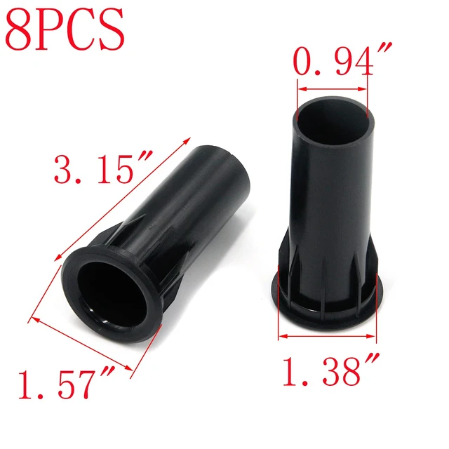 Alt view image 2 of 3 - 8PCS Black Speaker Port Tube 1.38" x 3.15" Speaker Cabinet Port Tube