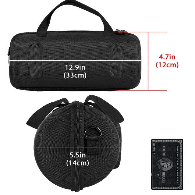 Alt view image 3 of 6 - Shield Hard EVA Carry Case for JBL Xtreme 3 Bluetooth Speaker Soft Interior Lining, 12.9 x 5.5 x 4.7 in Interior, Remove Original Strap For Fit, Handle And Detachable Shoulder Strap