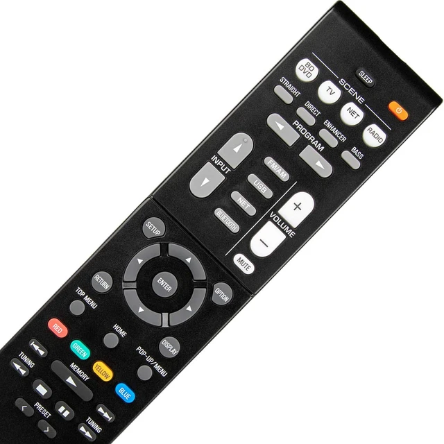 Alt view image 4 of 7 - Replacement for Yamaha Home Theater Audio Receiver Remote Control RXV581BL RX-V581BL RXV583 RX-V583 RXV583BL RX-V583BL TSR5790BL TSR-5790BL TSR5810 TSR-5810