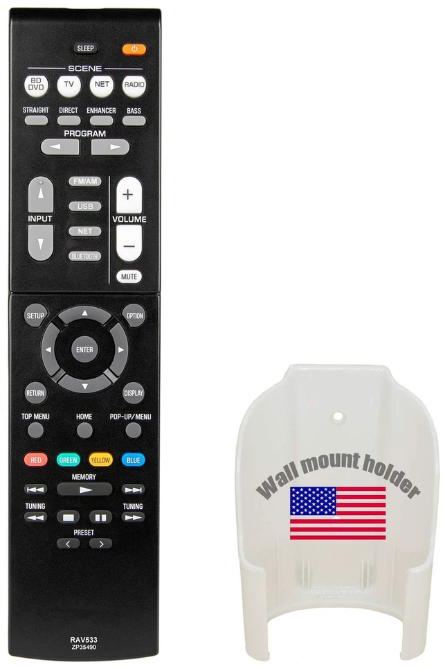 Main image of Replacement for Yamaha Home Theater Audio Receiver Remote Control RXV581BL RX-V581BL RXV583 RX-V583 RXV583BL RX-V583BL TSR5790BL TSR-5790BL TSR5810 TSR-5810