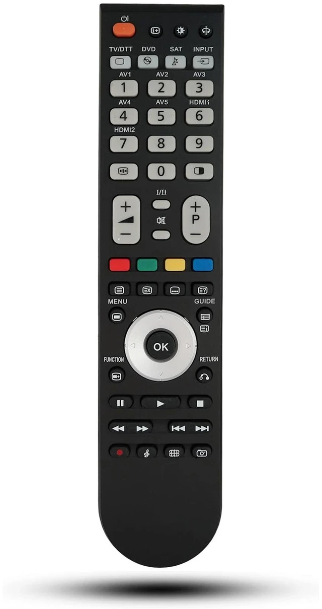 Main image of Replacement Remote Control for Hitachi HL02567 LE42S605 LE46S605 HL02567 LE42H508 LE46H508 LE40K507 LE42S606 LE42T516 49C61 50C301 LCD LED HDTV TV