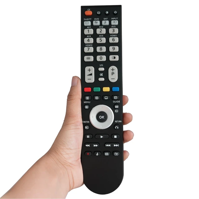 Alt view image 7 of 7 - Replacement Remote Control for Hitachi HL02567 LE42S605 LE46S605 HL02567 LE42H508 LE46H508 LE40K507 LE42S606 LE42T516 49C61 50C301 LCD LED HDTV TV