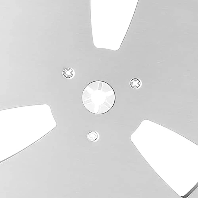 Alt view image 7 of 7 - Empty Take up Reel, 1/4 7 Inch 3 Hole Tape Reel, Opening Aluminum Alloy Universal Reel Replacement Machine Part Opener Empty Plate, for Reel to Reel, for TEAC (Silver)