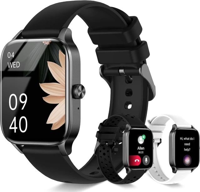 Main image of Smart Watches for Women,1.85" Fitness Tracker Watch Answer/Make Call,IP68 Waterproof Fitness Watch with Sleep/Step/Heart Rate/SpO2 Monitor, 120+ Sport Modes Smartwatch for Android iOS