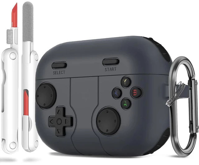 Main image of for Airpods 4 Silicone Case Game Controller with Cleaning Kit,Shockproof Earbuds Protector Compatible with Airpod 4th Generation Cases Cover Support Wireless Charging