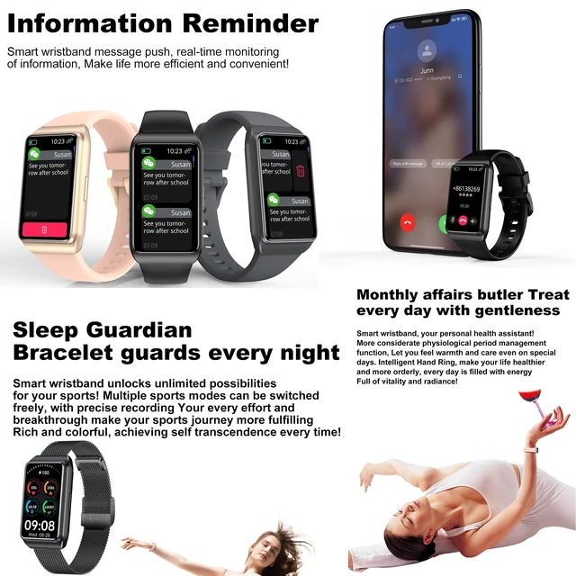 Alt view image 6 of 7 - 1.47" AMOLED Smart Watch for Women, Mens Smartwatches,Fitness Tracker Smartwatch for Android iPhones, Digital Watches Step Counter, 2 Straps (Black)