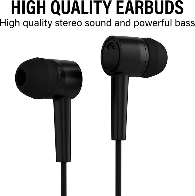 Alt view image 2 of 7 - Bulk Wired Earbuds with Microphone, 50 Pack, 3.5mm, Multicolor for Schools Bulk Earbuds with Noise Isolating, Compatible with iPhone,iPad and Android Devices, MP3