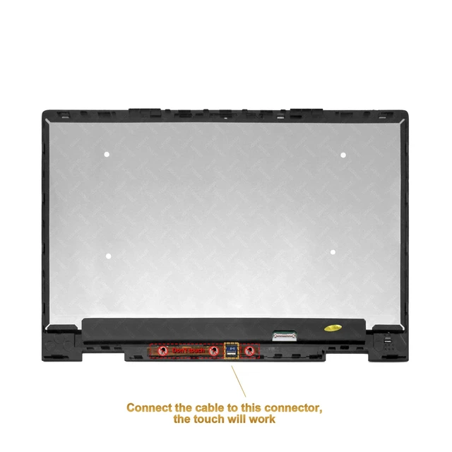 Alt view image 4 of 6 - Replacement 15.6 inches FullHD 1920x1080 IPS LCD Display Touch Screen Digitizer Assembly Bezel with Board for HP Envy x360 m 15m-bp0xx 15m-bp011dx 15m-bp012dx 15m-bp111dx 15m-bp112dx