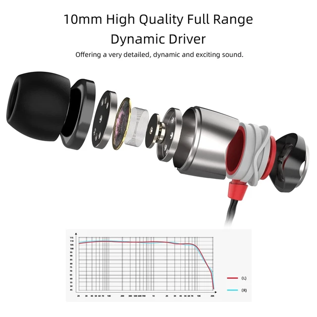 Alt view image 5 of 7 - E10C Wired Earbuds, Built-in Mic, Premium Hi-Fi, 3.5mm, Gunmetal Deep noise isolation, Punchy bass, Clear treble, Crystal-clear call, Rugged metal shell, Tangle-free cord, Comfortable fit