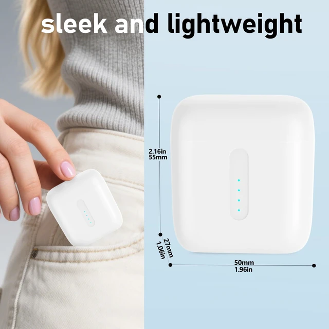 Alt view image 4 of 7 - Wireless Earbuds, Ear Buds with Big Bass Stereo Sound, Lightweight Bluetooth Earbuds with 60 Hours Playtime