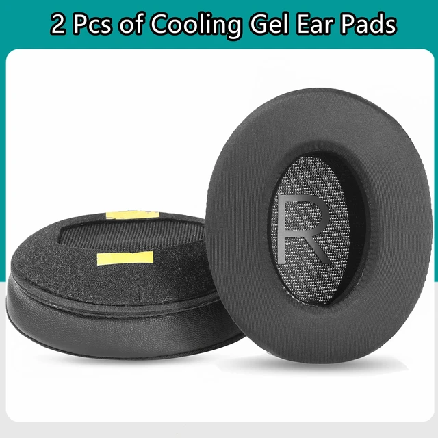 Alt view image 6 of 6 - Cooling Gel Earpads Compatible with Srhythm NC25 NC35 Noise Cancelling Headphones Replacement Ear Pads Cushions High-Density Foam Black