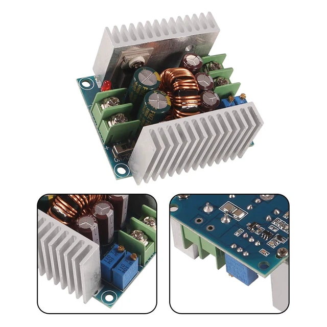 Alt view image 2 of 6 - 20A 300W CC CV Step Down Module Adjustable DC 6-40V to 1.2-36V Voltage Regulator Buck Converter Constant Current Power Supply Module (2pcs)