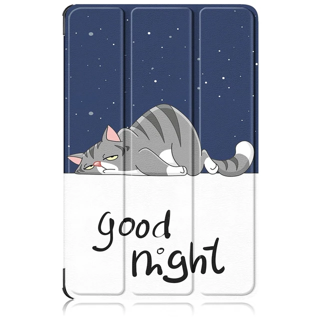 Alt view image 7 of 7 - Case for Xiaomi Redmi Pad 2 11 Inch 2025, Lazy Cat Folding Folio, Ultra-Thin PU Leather, Stand Case Cover, Auto Wake/Sleep
