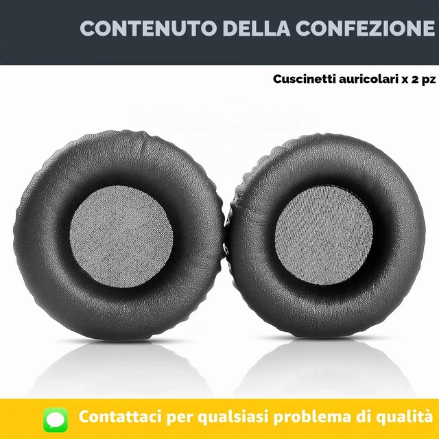 Alt view image 6 of 7 - HDJ-500 Earpads Replacement for Pioneer HDJ-500 Headphones Ear Cushions with Protein Leather and Memory Foam