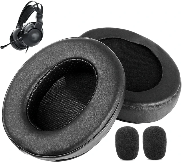 Main image of Professional Replacement Earpads Cushion Compatible with Roccat ElO 7.1 AIR/ELO 7.1 USB/ELO X Stereo Headsets Ear Pads with Skin-Friendly Leather and Memory Foam
