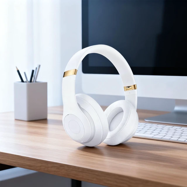 Alt view image 6 of 7 - Replacement Ear Pads for Beats Studio 2 & Studio 3 Wired & Wireless Headphones, Replacement Ear Pads Cushion Cover Comfortable Durable Cushion (White)