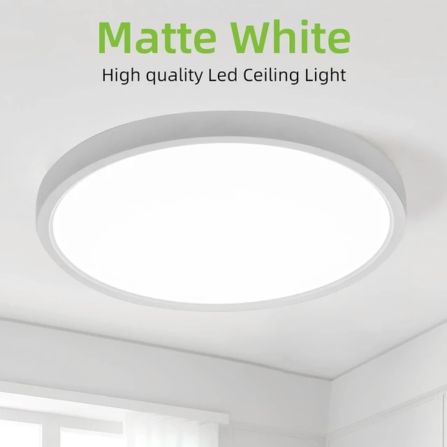 Alt view image 5 of 7 - hykolity 12 Inch Selectable CCT LED Round Flat Panel Light,3CCT