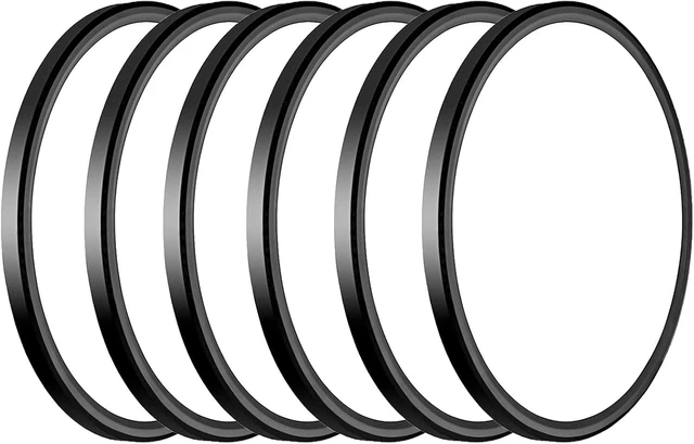 Main image of WKONCLDY 6Pack 3200lm LED Flush Mount Ceiling Light, Super Slim 12 inch LED Ceiling Light, 5000K LED Ceiling Light for Bedroom, Living Room, Dining Room (Black, Six Pack)