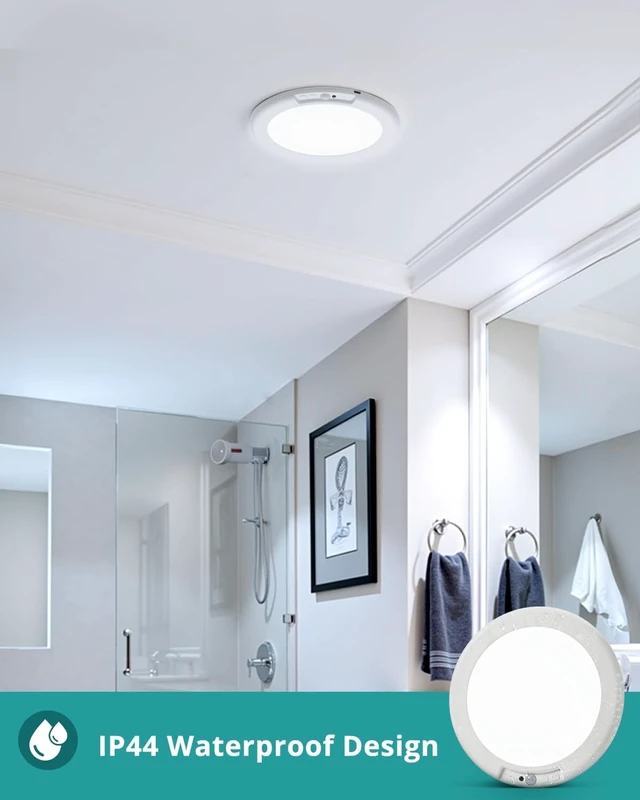 Alt view image 3 of 7 - wowatt 4Pcs Battery Operated Ceiling Lights Rechargeable with Motion Sensor