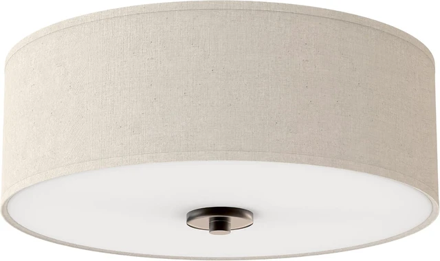 Main image of Progress Lighting P3713-20 Inspire Two-Light Flush Mount, Antique Bronze, 5.50x13.00x13.00