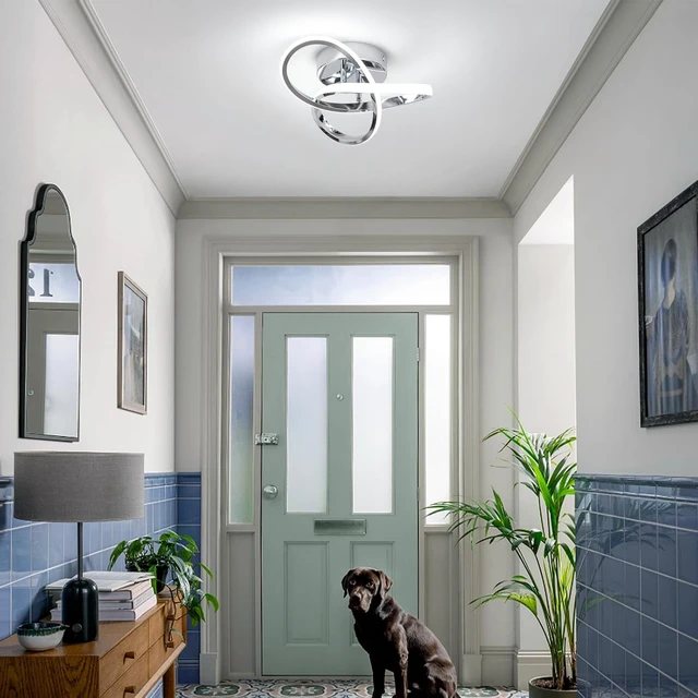 Alt view image 4 of 7 - EIDISUNY Modern LED Ceiling Light, Hallway Ceiling Light Fixture