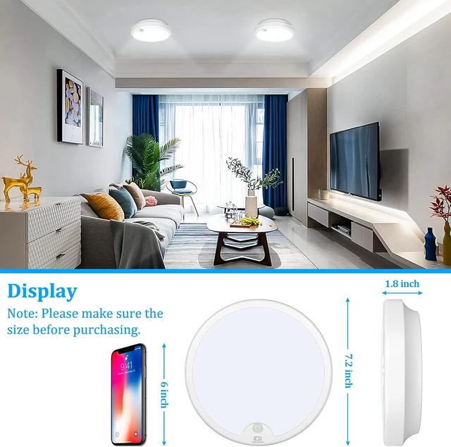 Alt view image 5 of 7 - Battery Operated Motion Sensor Light Indoor, Battery Powered Lights