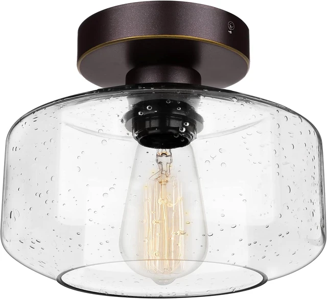 Main image of SunRider Industrial Semi-Flush Mount Ceiling Lights Oil Rubbed Bronze