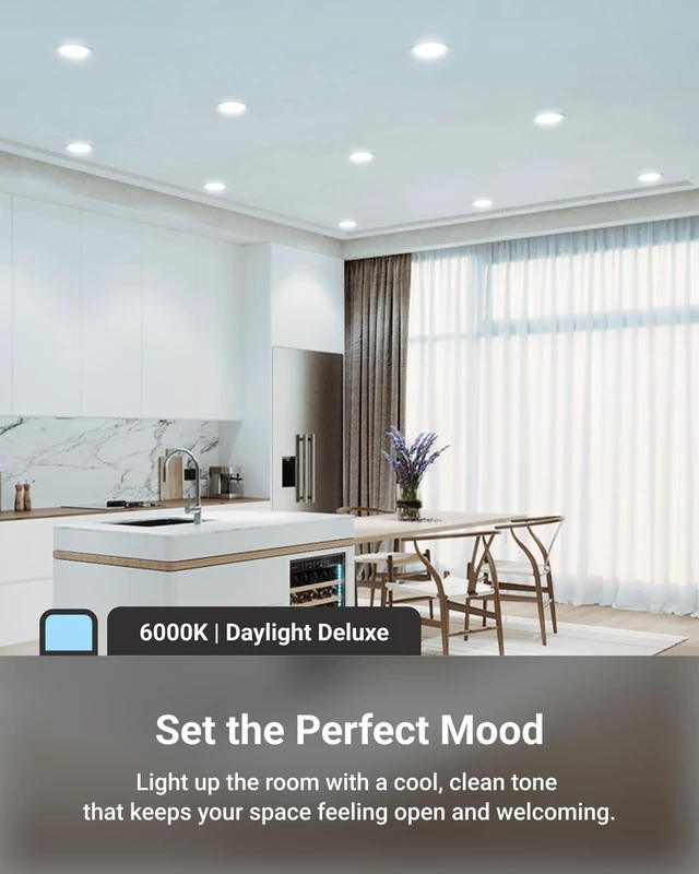 Alt view image 3 of 7 - Sunco 24 Pack 4 Inch Ultra-Thin LED Recessed Light, Canless, 10W=60W