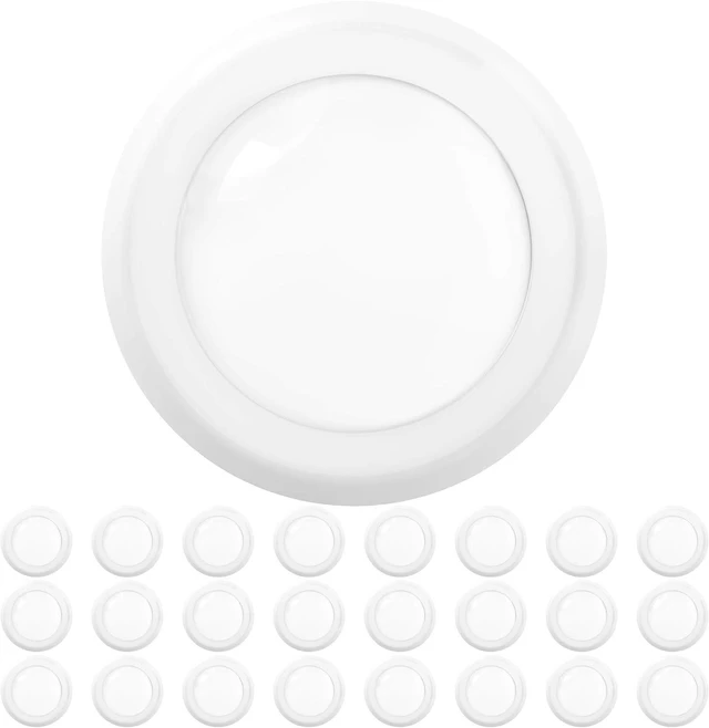 Main image of Sunco 24 Pack 6 Inch Flush Mount LED Ceiling Disk Lights, 12W=65W Dimmable