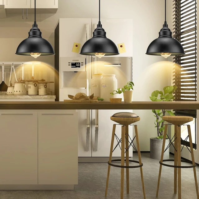 Alt view image 6 of 6 - Plug in Pendant Light, 15FT Hanging Lights with Plug in Cord