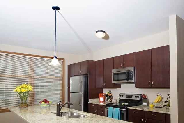 Alt view image 5 of 7 - Design House Millbridge Dome 7-5/8 Inch Diameter Indoor Ceiling Light Fixture, for Bedroom, Hallway, Closet & Dining Room, Alabaster Glass, Oil Rubbed Bronze 514547