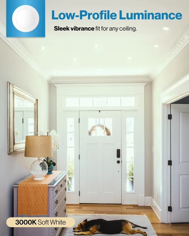 Alt view image 2 of 6 - Sunco 16 Pack 6 Inch Canless LED Ultra-Slim Recessed Light, 14W-100W