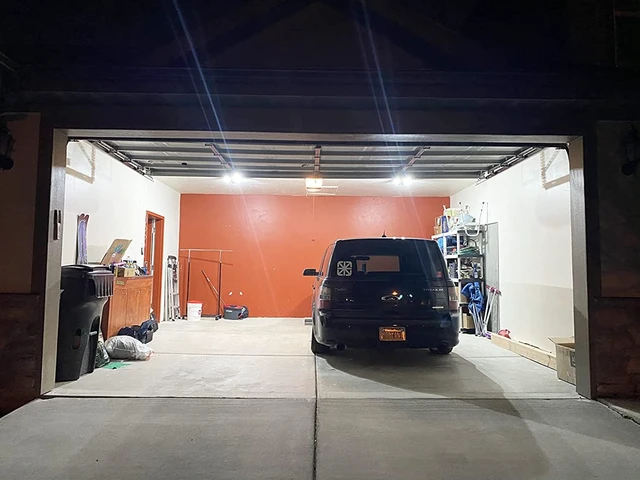 Alt view image 6 of 6 - Garage Lights Led, Deformable Design with Adjustable Panels,150W 15000LM 6500K E26/E27 Screw Base, Super Bright Shop Lighting, 2 Pack