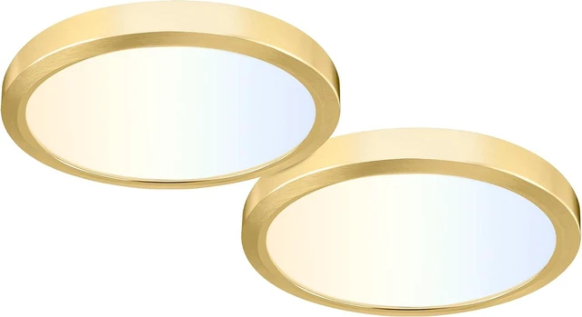 Main image of hykolity 9 Inch Selectable CCT LED Round Flat Panel Light,1800LM,2 Pack
