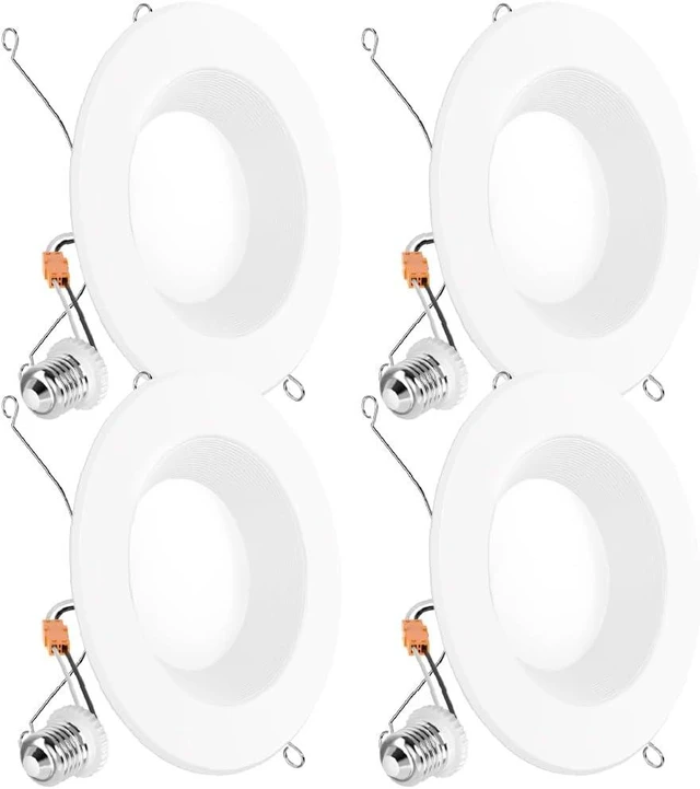 Main image of Sunco 5/6 in. LED Baffle Retrofit Downlight, 13W, Dimmable