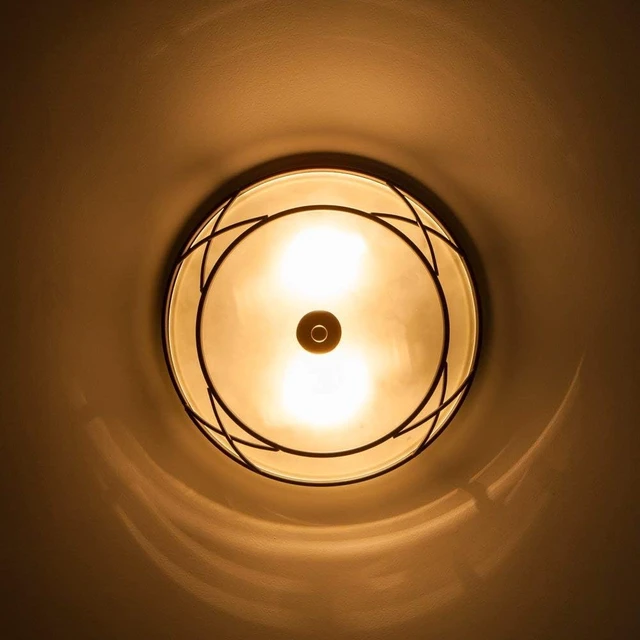 Alt view image 7 of 7 - 12" Black Classic Dome Ceiling Light Flush Mount, 2-Light Bronze Lighting Fixtures, Frosted Glass Farmhouse Ceiling Lamp for Living Room Kitchen Bedroom Hallway Entryway Staircase