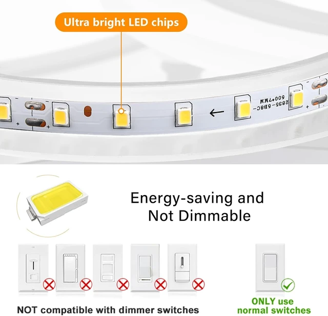 Alt view image 5 of 7 - Modern LED Ceiling Light, White, 4 Rings
