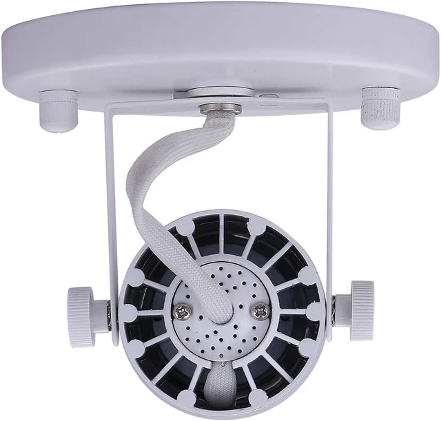 Alt view image 4 of 7 - CLOUDY BAY LED Flush Mount Ceiling Spot Light,CRI90+ 8W 600lm 3000K Warm White Dimmable,Adjustable Tilt Angle Ceiling Light Fixture,White Finish