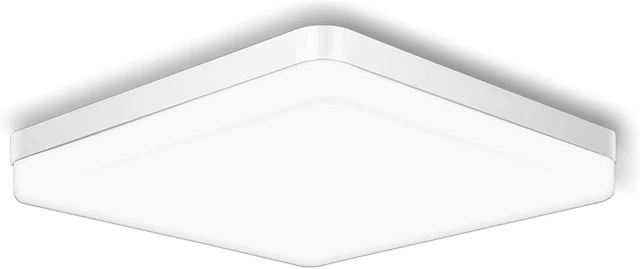 Main image of Ouyulong LED Ceiling Light 36W 3240lm 4000K 9Inch Square LED Flush Mount Ceiling Lighting Fixture for Kitchen, Bedroom, Living Room, Utility Laundry Closet Room Natural White